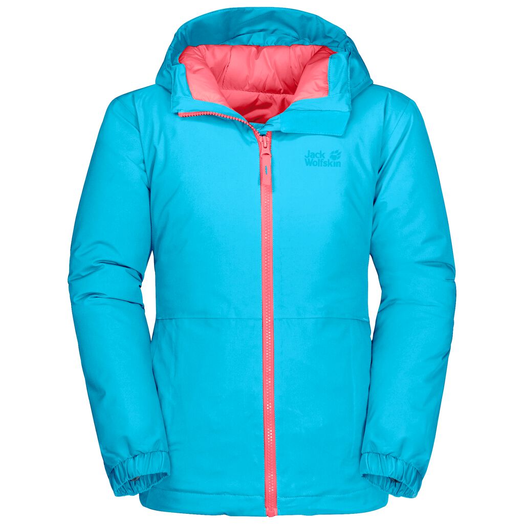 Jack Wolfskin ARGON STORM Gyerek Vízálló Kabát Türkiz/Kék - ZUTIFE-120